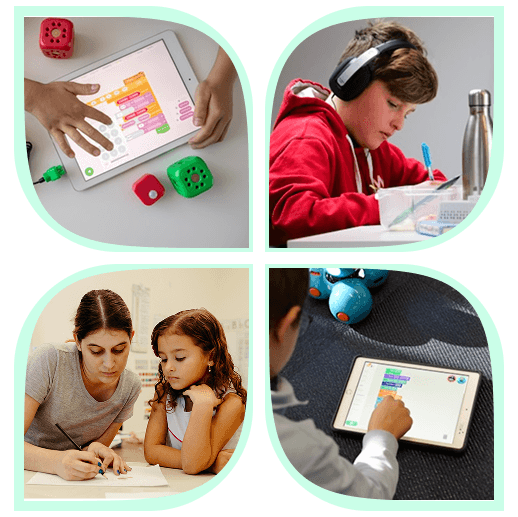 Parent and child learning together